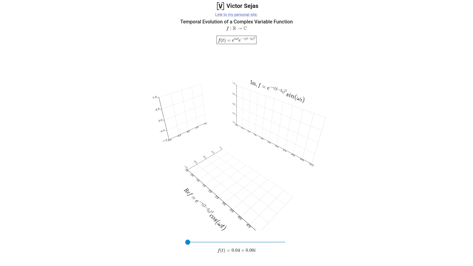 Complex Variable Function Visualization — home screenshot